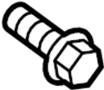 View Screw. Bolt. Panel. Trim. Bumper. (Upper, Lower) Full-Sized Product Image