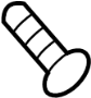 View Screw. Bolt. Panel. Trim. Bumper. (Upper, Lower) Full-Sized Product Image