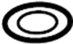 View Seal. (A/C). Air. Conditioning. Ring. (Rear) Full-Sized Product Image