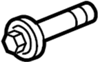 View Bolt. Pulley. CRANKSHAFT. Balancer. Engine.  Full-Sized Product Image