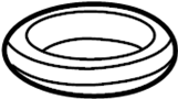 View Insulator. Grommet. Engine. Cover. Air. (Front, Rear, Upper, Lower) Full-Sized Product Image