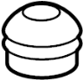 View Insulator. Grommet. Engine. Cover. Air. (Front, Rear, Upper, Lower) Full-Sized Product Image