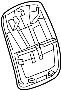 23386150 Seat Back Panel (Rear, Upper)