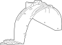 View Nut. Bracket. Cover. Bumper. Retainer. (Front, Rear, Lower) Full-Sized Product Image