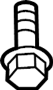 11588739 Bolt. (Front, Rear, Upper, Lower)