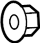 View Suspension Control Arm Nut (Upper, Lower) Full-Sized Product Image