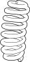 85167053 Spring - Coil. (Rear)