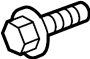 View Bolt. Crankshaft. Balancer. Pulley. Engine.  Full-Sized Product Image