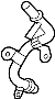 25195782 Turbocharger Coolant Line