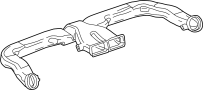 Image of Instrument Panel Air Duct (Front) image for your 2020 Chevrolet Silverado   