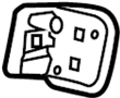 View Door Lock Striker Plate Full-Sized Product Image