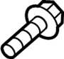 11570587 Bolt. Immobilizer. (Rear)