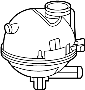 Image of Tank Assembly - Radiator Surge. image for your 2020 GMC Sierra 1500 SLE Extended Cab Pickup Fleetside  