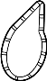 View Gasket. Water. Pump. Engine. Backing Plate.  Full-Sized Product Image