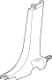 42778529 Door Pillar Post Trim Set (Lower)