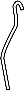 42716291 Door Lock Operating Rod