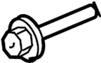 View Bolt. Pulley. CRANKSHAFT. Balancer. Engine.  Full-Sized Product Image