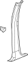15042114 Door Pillar Post Trim Set (Upper)