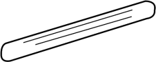 15033292 Door Window Belt Weatherstrip (Rear)
