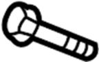 11517962 Bolt. Arm. Control. (Rear, Upper, Lower)