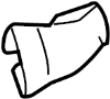88944481 Wiper. Arm. COVER. Glass. Cap. Back.