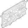 Image of Engine Cooling Fan Assembly image for your 2020 GMC Sierra 1500 Elevation Crew Cab Pickup Fleetside  