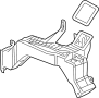 15251142 Instrument Panel Air Duct (Rear, Lower)