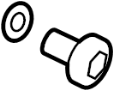View Engine Coolant Bleeder Screw. Radiator Drain Plug. Vent valve.  Full-Sized Product Image