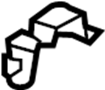 25889958 Fender Bracket (Front, Upper, Lower)