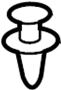 11569700 Trim. Retainer. Clip. Pillar. Sill. (Front, Rear, Upper, Lower)