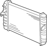 Image of Radiator image for your 1994 GMC K2500  Sierra SL Extended Cab Pickup Fleetside 4.3L Chevrolet V6 A/T 