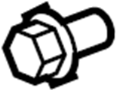 View Bolt. Pulley. Crankshaft.  Full-Sized Product Image