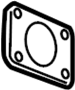 View Gasket. Pipe. Converter. Exhaust. (Front, Rear, Upper) Full-Sized Product Image