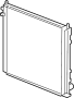 Image of Radiator image for your 1994 GMC K2500  Sierra SL Extended Cab Pickup Fleetside 4.3L Chevrolet V6 A/T 
