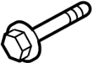 11518628 Bolt. Bracket. Alternator. (Upper, Lower)