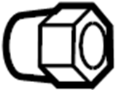 View Wheel Lug Nut Full-Sized Product Image