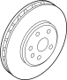 View Disc Brake Rotor (Front) Full-Sized Product Image