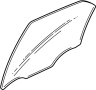Image of Door Glass (Rear) image for your 2014 Chevrolet Express 3500 LT Extended Passenger Van 6.0L Vortec V8 CNG A/T 