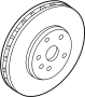 Image of Disc Brake Rotor (Rear) image for your 2020 Chevrolet Spark   