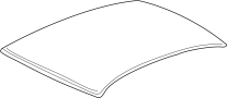 25640281 Roof Panel (Right, Front)