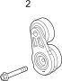 View Bolt. Alternator. (Rear, Upper, Lower) Full-Sized Product Image