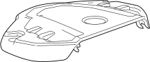Image of Engine Cover image for your 2018 GMC Sierra 3500 HD SLE Extended Cab Pickup 6.0L Vortec V8 FLEX A/T RWD 