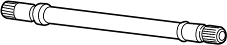 Image of Shaft. Intermediate. Hinge. Spacer. (Front). A component which is. image for your 2010 Chevrolet Camaro   