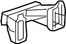 23491952 Instrument Panel Air Duct (Rear, Lower)