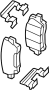 Disc Brake Pad Set (Rear)