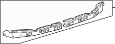 23145541 Bumper Cover Support Rail (Rear, Upper)