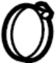 View Radiator Hose Clamp (Rear, Upper, Lower) Full-Sized Product Image