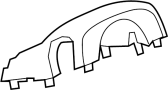 Image of Steering Column Cover (Upper) image for your 2008 GMC Savana 2500   