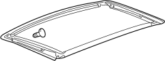 22758187 Sunroof Glass (Right, Front)
