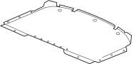 View Radiator Support Splash Shield (Front, Upper, Lower) Full-Sized Product Image